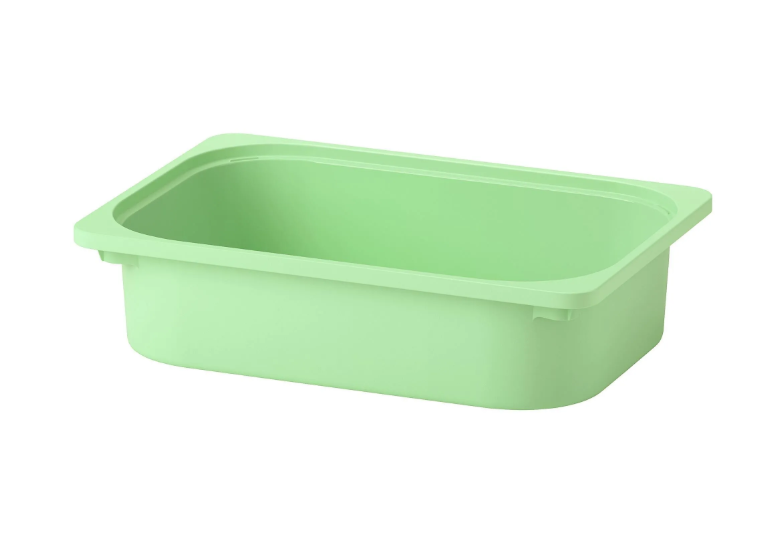 TROFAST storage box, light green, 42x30x10 cm