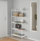 JONAXEL Shelving unit, white, 80x38x160 cm
