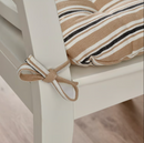 VATTENMOTT Chair cushion, beige, 40x38x5.0 cm