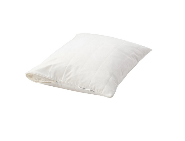 LUDDROS pillow protector, white, 50x60 cm