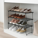GREJIG Shoe rack, grey, 58x27x17 cm