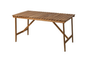 ASKHOLMEN Dining table, dark-brown, 143x75 cm
