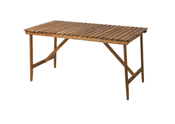 ASKHOLMEN Dining table, dark-brown, 143x75 cm