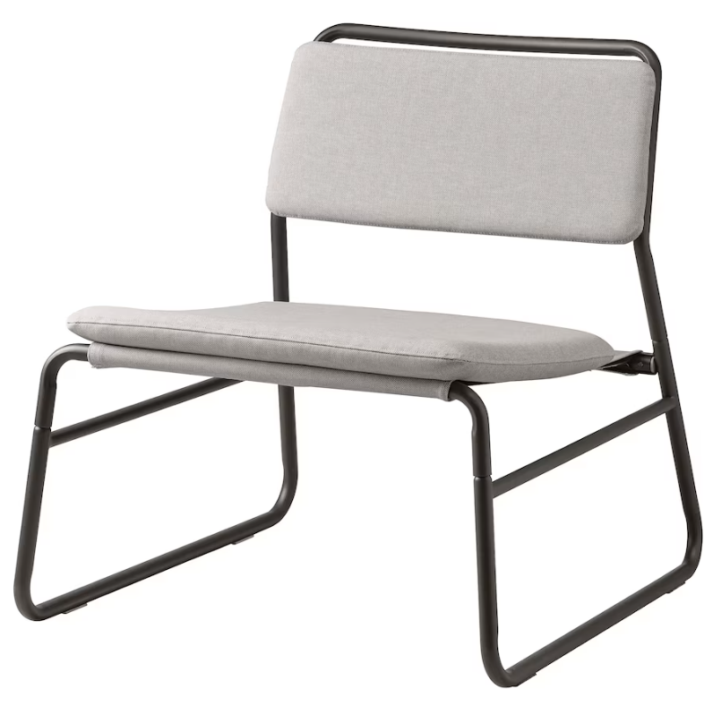 LINNEBÄCK Easy chair, Orrsta light grey