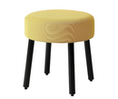 MÖRTFORS pouffe, diserod dark yellow, 47x47 cm