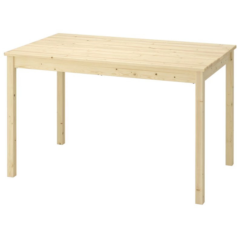INGO  table, pine, 120x75 cm