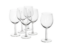SVALKA IKEA wine glass set of 6 30 cl