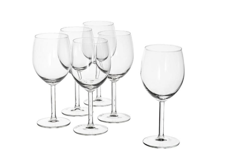 SVALKA IKEA wine glass set of 6 30 cl