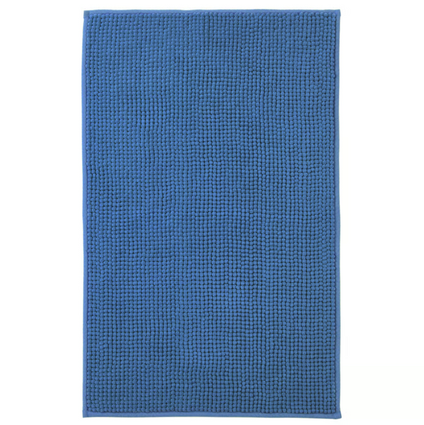 TOFTBO Bath mat, bright blue, 50x80 cm