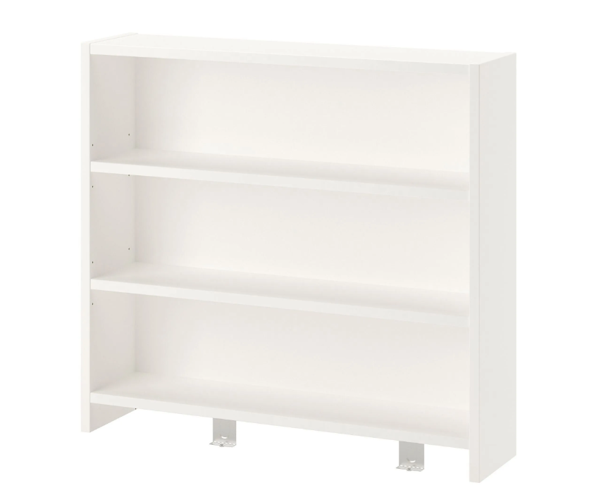 PÅHL Desk top shelf, white, 64x60 cm