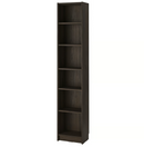 BILLY Bookcase, dark brown oak effect, 40x28x202 cm