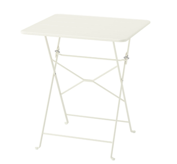 SUNDSÖ Table, off-white outdoor, 65x65 cm