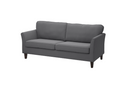 EKEKHOLMA frame for 3-seat sofa /HOLMA 3-seat sofa cover, Hakebo dark grey