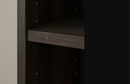 BILLY Bookcase, dark brown oak effect, 40x28x202 cm
