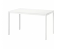 MELLTORP Table top, white, 125x75 cm/MELLTORP Underframe, white, 125x75 cm
