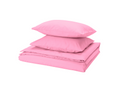 PILTANDVINGE Duvet cover and 2 pillowcases, light pink, 200x200/50x60 cm