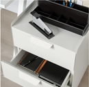 TROTTEN Drawer unit w 3 drawers on castors, anthracite
