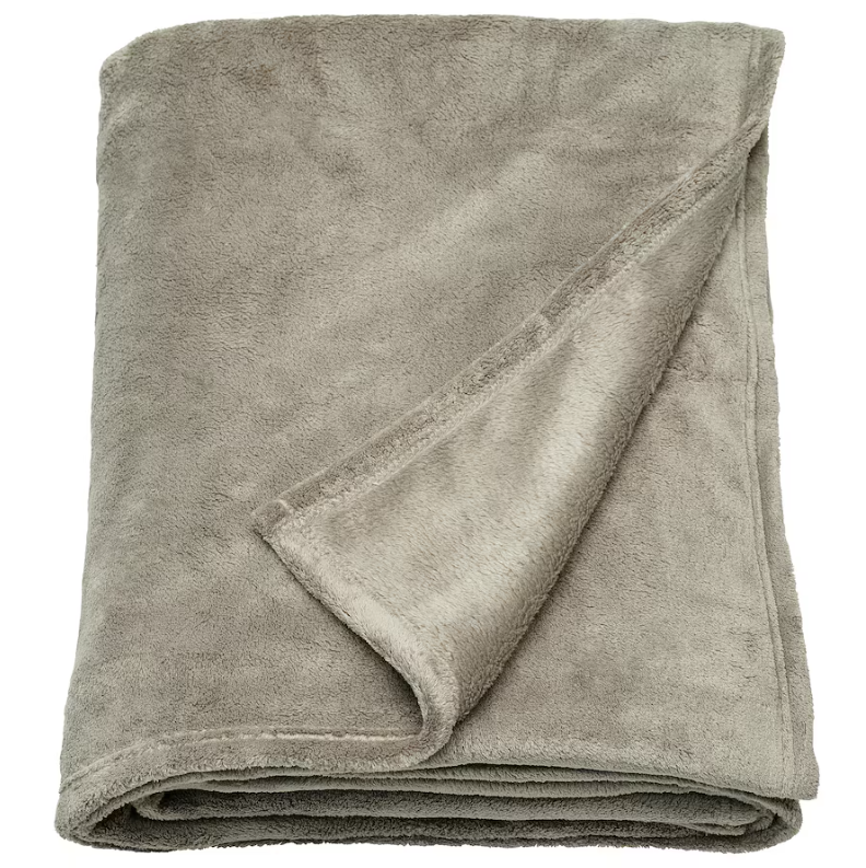 TRATTVIVA Bedspread, light grey-green, 230x250 cm