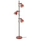 HEKTAR floor/reading lamp, brown-red