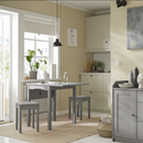 HAUGA Stool, gray