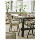 MALINDA Chair cushion, beige, 40/35x38x7 cm