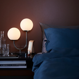 SIMRISHAMN lampshade, chrome-plated