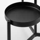 OLIVBLAD Plant stand, in/outdoor black, 58 cm