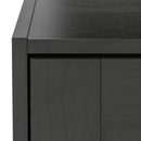 RAKKESTAD Wardrobe with 2 doors, black-brown, 79x176 cm