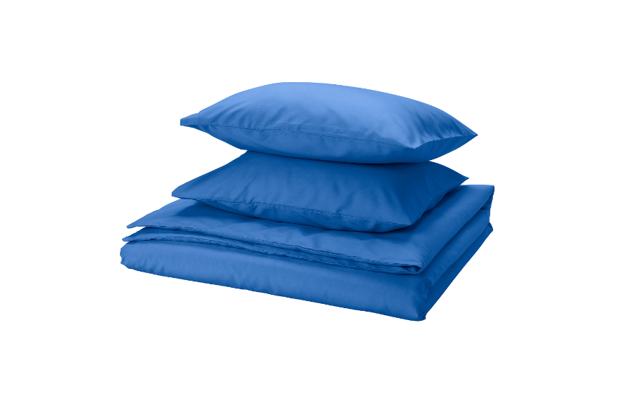 PILTANDVINGE Duvet cover and 2 pillowcases, blue, 200x200/50x60 cm
