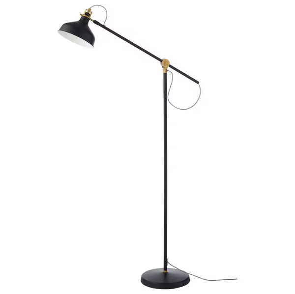 RANARP Floor/reading lamp, black