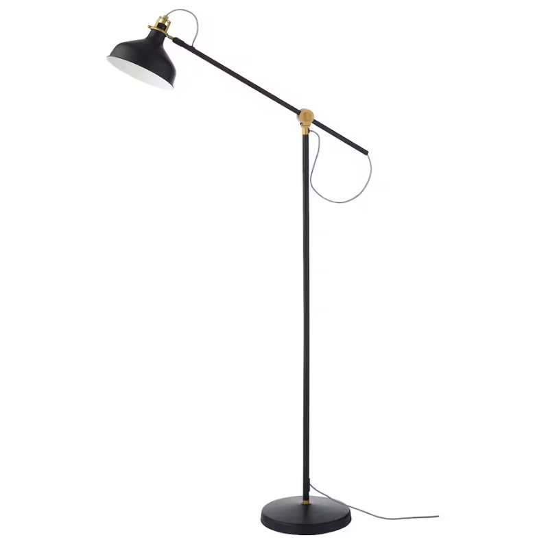 RANARP Floor/reading lamp, black