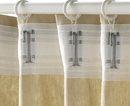SYRLIG curtain ring with clip and hook, white, 25 mm, 10 pack