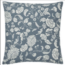 IDALINNEA Cushion cover, dark grey-blue, 50x50 cm
