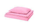 PILTANDVINGE Duvet cover and pillowcase, light pink, 150x200/50x60 cm