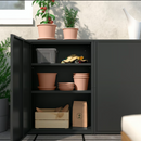 SUNDSÖ Cabinet, anthracite outdoor/indoor, 60x35x86 cm