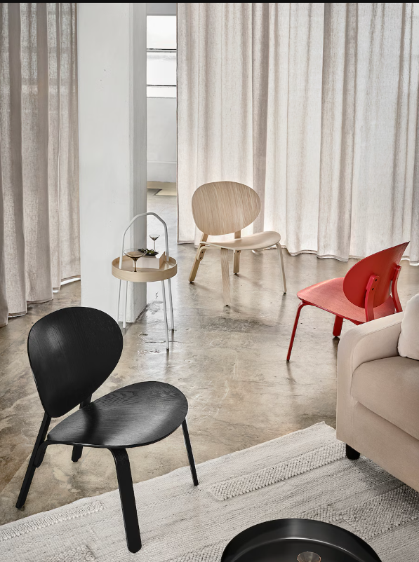 FRÖSET Chair, black stained oak veneer