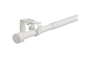 BEKRÄFTA curtain rod set, white, 120-210 cm 19 mm