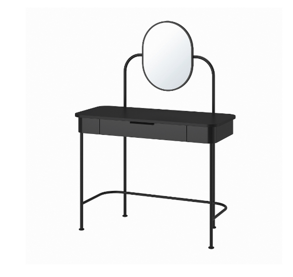 GRÅFJÄLLET Dressing table, 100x42 cm, anthracite