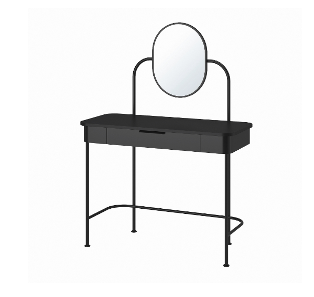GRÅFJÄLLET Dressing table, 100x42 cm, anthracite