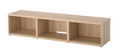 BESTÅ tv bench frame, white stained oak effect, 180x40x38 cm
