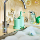 GANSJÖN 3-piece bathroom set, light green