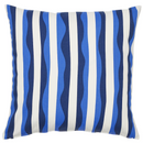 GULLBERGSÖ Cushion cover, blue stripe pattern/outdoor indoor, 50x50 cm