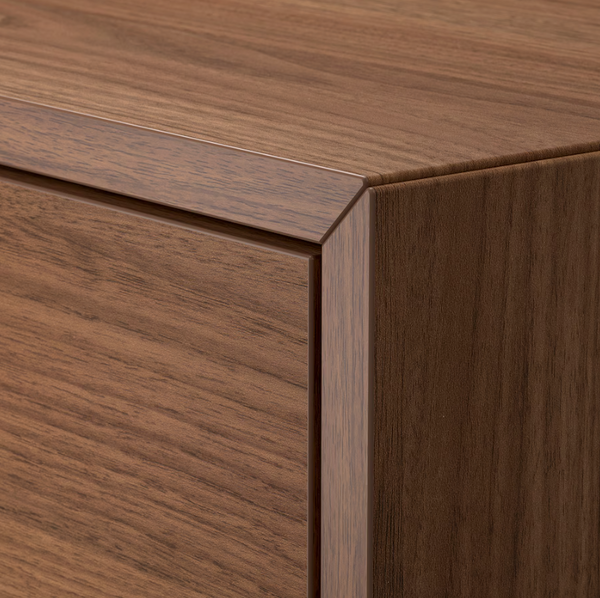EKET Cabinet with door, brown/walnut effect, 35x35x35 cm