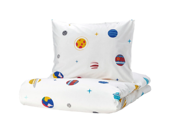 AFTONSPARV kids' bedding set, multicolour, 150x200/50x60 cm