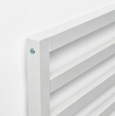 TARVA Bed frame, white stained, 90x200 cm / LURÖY Slatted bed base, 90x200 cm