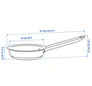 IKEA 365+ Frying pan, stainless steel/non-stick coating, 13 cm