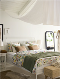 STRANDLUMMER Duvet cover and 2 pillowcases, multicolour/floral pattern, 200x200/50x60 cm