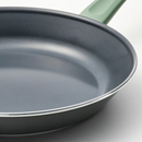 HEMLAGAD 6-piece cookware set, non-stick coating light grey-green/grey