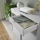 SPIKSMED sliding door-cabinet , light grey, 97x40x79 cm