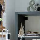 KALLAX Shelving unit, black-brown, 42x147 cm